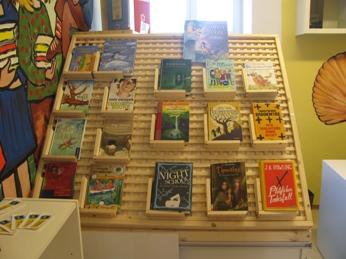 Hier werden immer die neuesten Bücher präsentiert